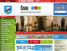 Tablet Screenshot of kultura.steti.cz