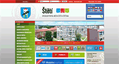 Desktop Screenshot of knihovna.steti.cz